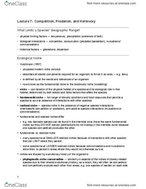 BIOB50H3 Lecture Notes - Lecture 7: Limonium, Photosynthesis, Salicornia thumbnail