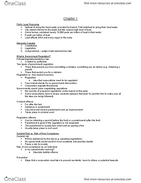 LAW 534 Lecture 1: Chapter 1 thumbnail