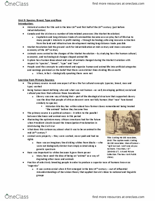 HIST 2120 Lecture Notes - Lecture 3: Emancipation Proclamation, Ob River thumbnail