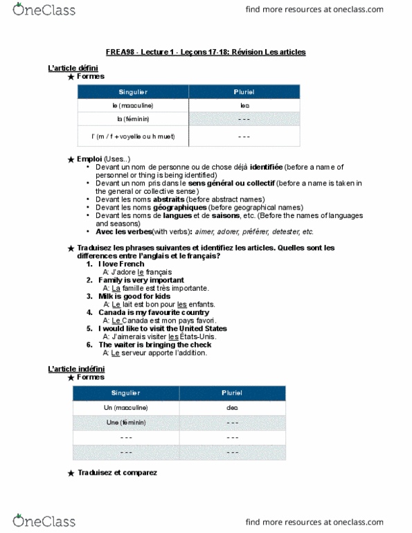 FREA98H3 Lecture Notes - Lecture 1: Ministry Of Intelligence, Vehicle Identification Number, Vowel thumbnail