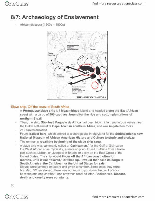 CAS AR 100 Lecture Notes - Lecture 19: Elmina Castle, United States Constitution, Island Of Mozambique thumbnail