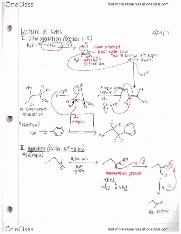 CHEM 51B Lecture Notes - Lecture 18: Enol thumbnail