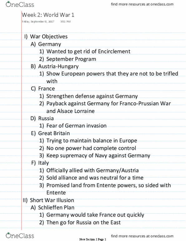 HISTORY 2500 Lecture Notes - Lecture 3: House Of Romanov, White Movement, Guerrilla Warfare thumbnail