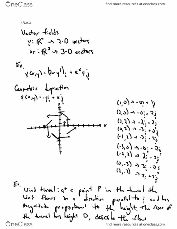 L24 Math 233 Lecture 26: Vector Fields thumbnail