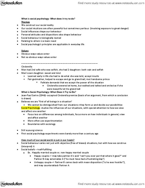 PSYCH 2C03 Chapter Notes - Chapter 1: James W. Pennebaker, Microcassette, Implicit Memory thumbnail