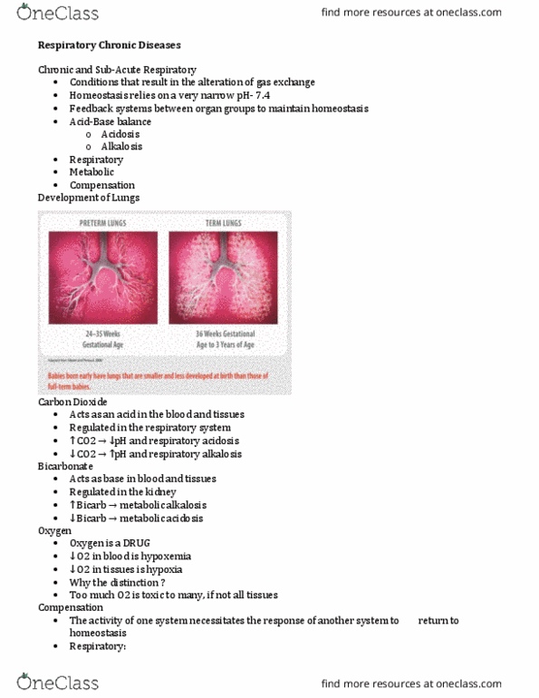 NURS 3220 Lecture Notes - Lecture 6: Pulmonary Hypertension, Pulmonary Edema, Bronchitis thumbnail