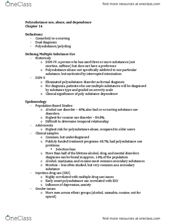 PSY 215 Lecture Notes - Lecture 4: Honestreporting, Major Depressive Disorder, Psychopathology thumbnail