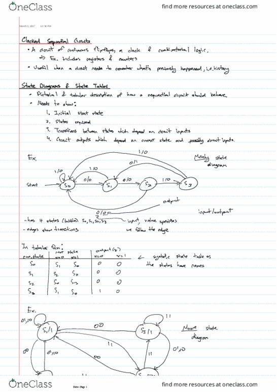 ECE124 Lecture 9: Clocked Sequential Circuits thumbnail