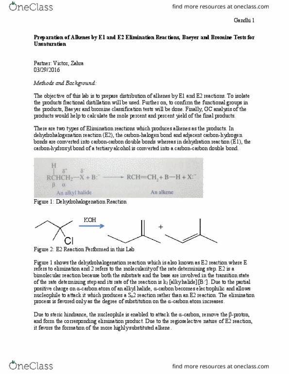 CHEM 233 Lecture Notes - Lecture 6: Pipette, Cengage Learning, Dichloromethane thumbnail