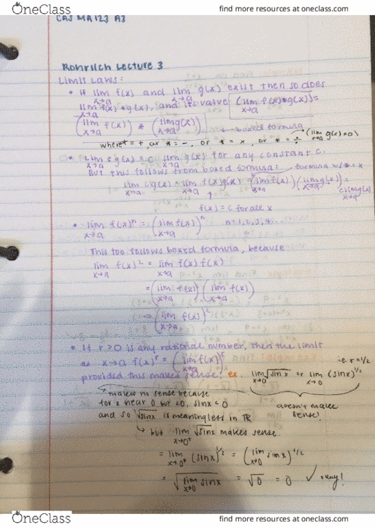 CAS MA 123 Lecture Notes - Lecture 3: Massachusetts Route 123 thumbnail