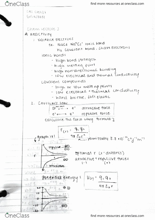 CAS CH 131 Lecture Notes - Lecture 3: Ion, Italian National Olympic Committee thumbnail