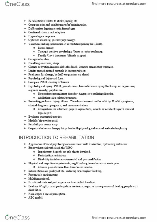 PSYC 4270 Lecture Notes - Lecture 1: Predictive Validity, Concurrent Validity, Face Validity thumbnail