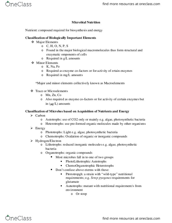 MICRB 201 Lecture Notes - Lecture 7: Reagent, Active Transport, Bile Acid thumbnail