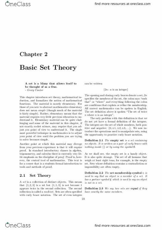 ITM 107 Lecture Notes - Lecture 1: Abscissa And Ordinate, Category Theory, Asymptote thumbnail