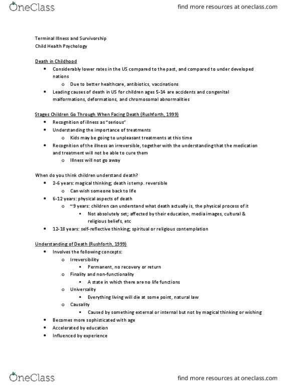 PSY BEH 138H Lecture Notes - Lecture 11: Heritability, Health Promotion, Posttraumatic Growth thumbnail