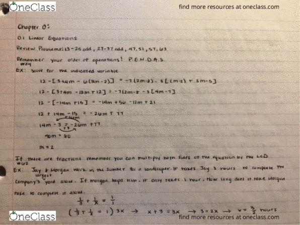 MAC 2147 Lecture Notes - Lecture 1: Quadratic Formula thumbnail