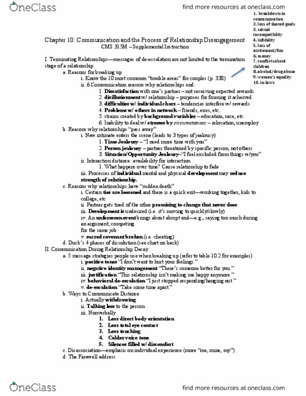 CMS 315M Chapter Notes - Chapter 10: Identity Management, Wyou thumbnail