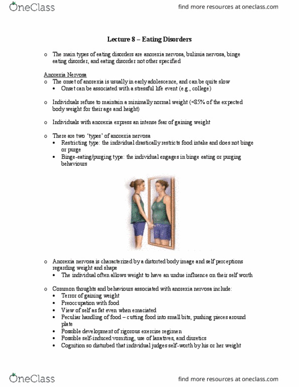 NURS 3001 Lecture Notes - Lecture 8: Fluoxetine, Selective Serotonin Reuptake Inhibitor, Communication Problems thumbnail