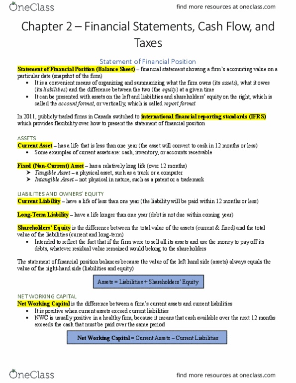 COMM-2026EL Chapter Notes - Chapter 2: Tax Rate, Classic Car, Ordinary Income thumbnail