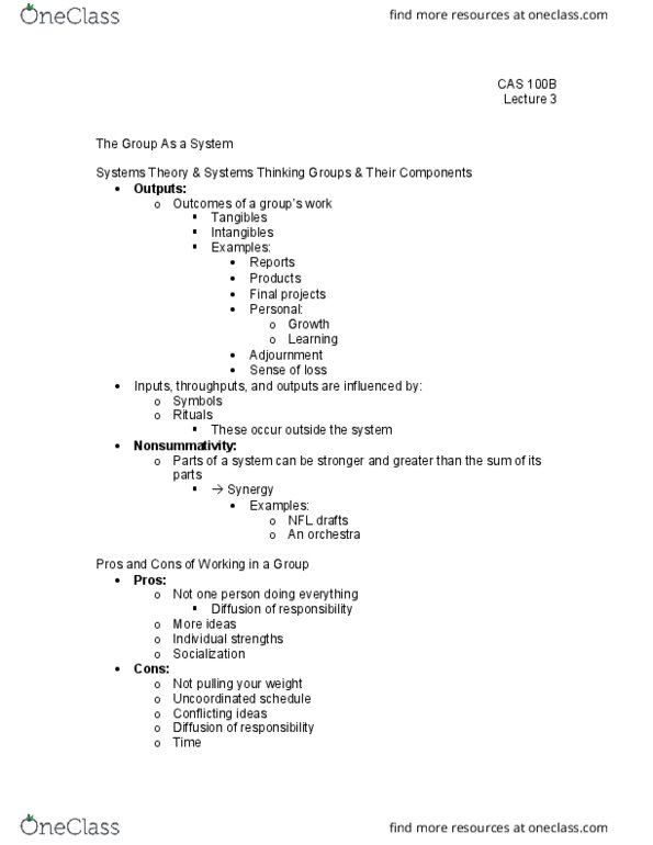 CAS 100B Lecture Notes - Lecture 3: Structuration Theory thumbnail