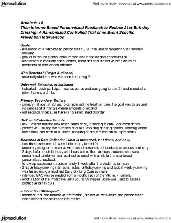 PSYC 3690 Chapter Notes -Blood Alcohol Content, Randomized Controlled Trial, Bacs thumbnail