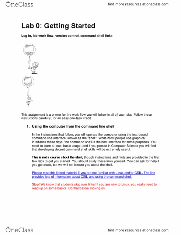 CMPT 127 Lecture Notes - Lecture 1: Version Control thumbnail