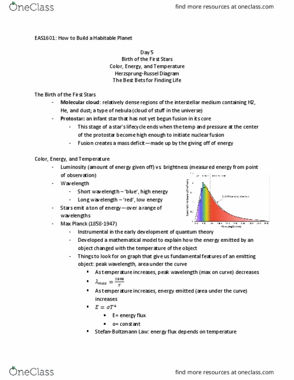 EAS 1601 Lecture Notes - Lecture 4: Red Giant, Planetary Nebula, White Dwarf thumbnail