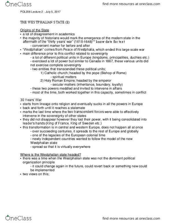 POL208Y5 Lecture Notes - Lecture 2: North American Union, Cybercrime, Cyberterrorism thumbnail