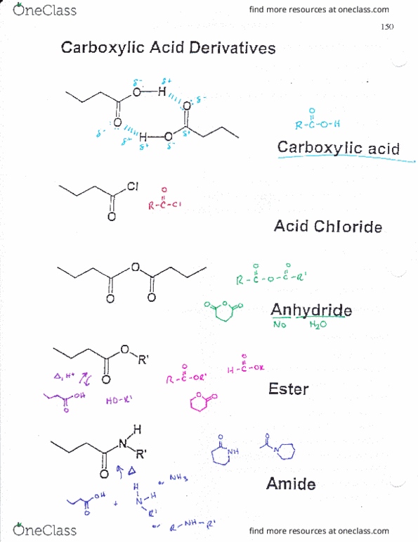 CHEM 2262 Lecture Notes - Lecture 3: Thionyl Chloride, Leaving Group, Grignard Reaction thumbnail