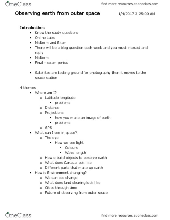 CONS 127 Lecture Notes - Lecture 1: Phenology, Sea Ice, Intensive Farming thumbnail