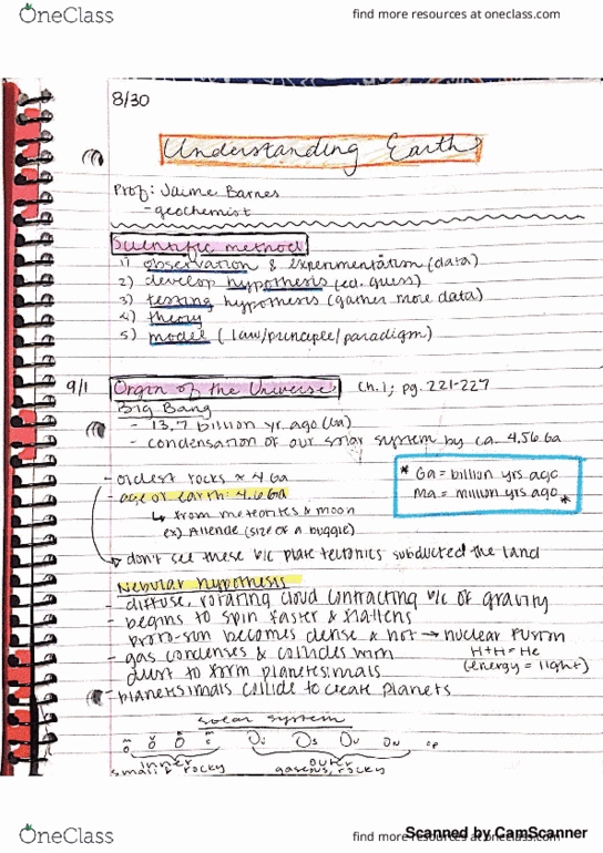 GEO 401 Lecture 1: Structure of earth thumbnail