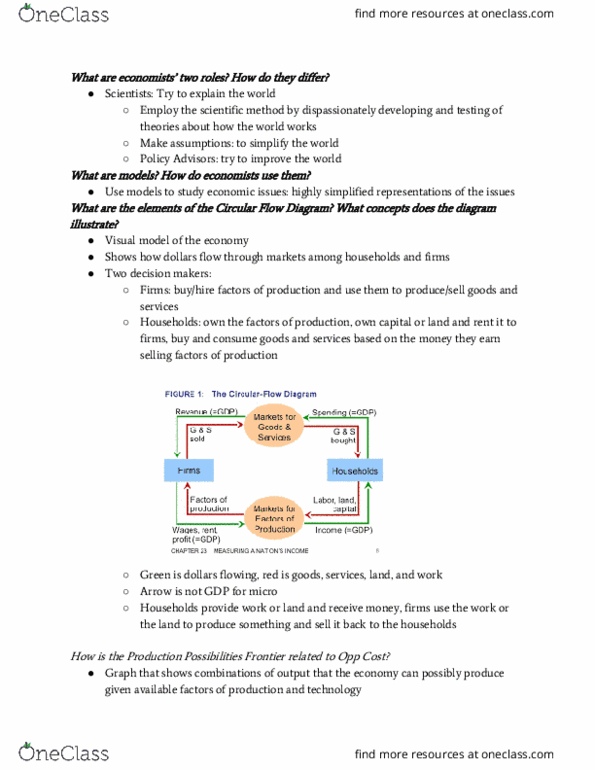 ECON1132 Lecture Notes - Lecture 1: Scientific Method thumbnail