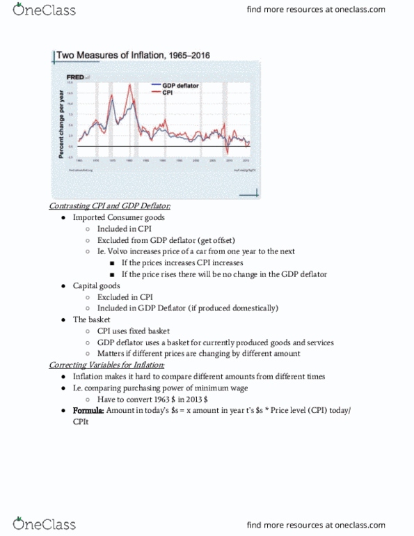 ECON1132 Lecture Notes - Lecture 5: Interest Rate, Real Interest Rate, Gdp Deflator thumbnail