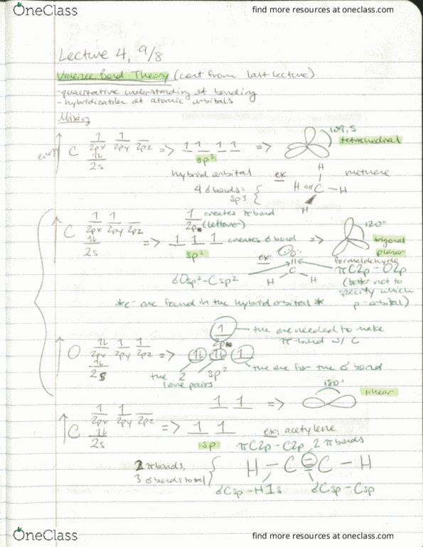 CH 320M Lecture 5: Valence Bond Theory and Resonance Structures (Sep 8) thumbnail