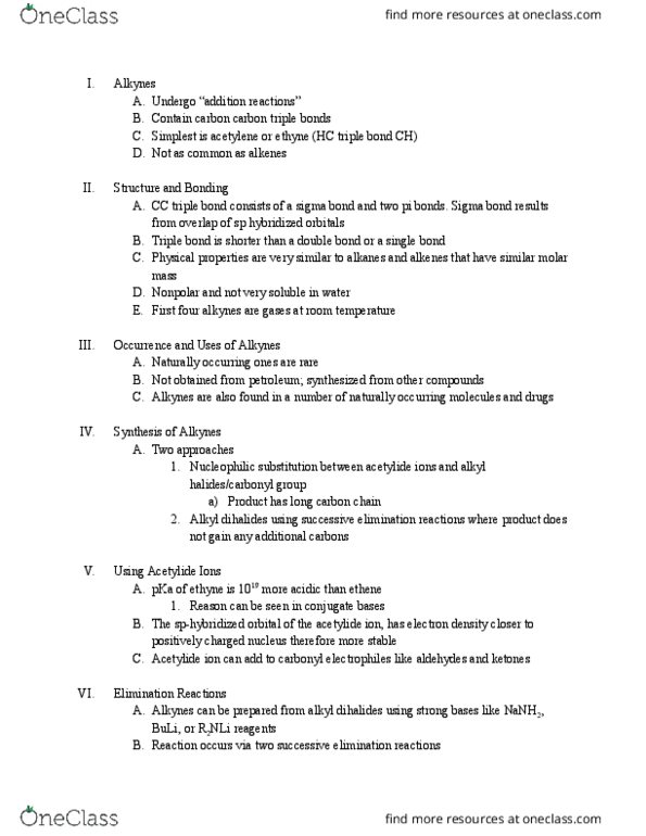 CHEM-212 Chapter Notes - Chapter 13: Stereospecificity thumbnail