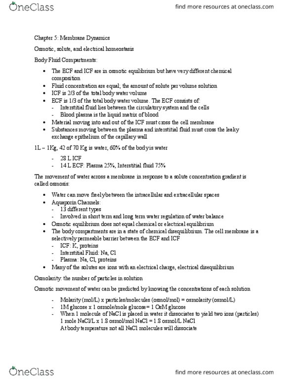 PHSI 208 Lecture Notes - Lecture 7: Nucleoid, Glycogen, Endoplasmic Reticulum thumbnail