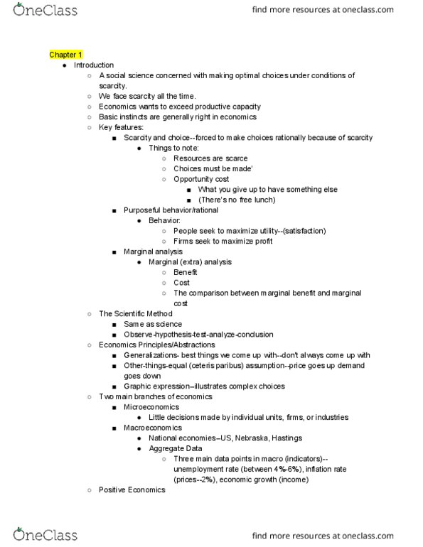 ECON 211 Lecture Notes - Lecture 1: Money Multiplier, Opportunity Cost, Balance Sheet thumbnail