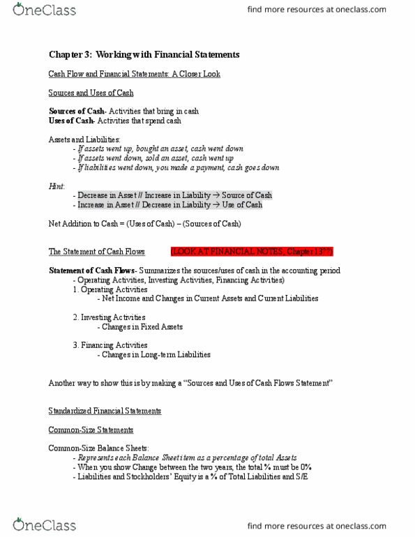 33:390:310 Lecture Notes - Lecture 3: Reserve Requirement, Income Statement thumbnail