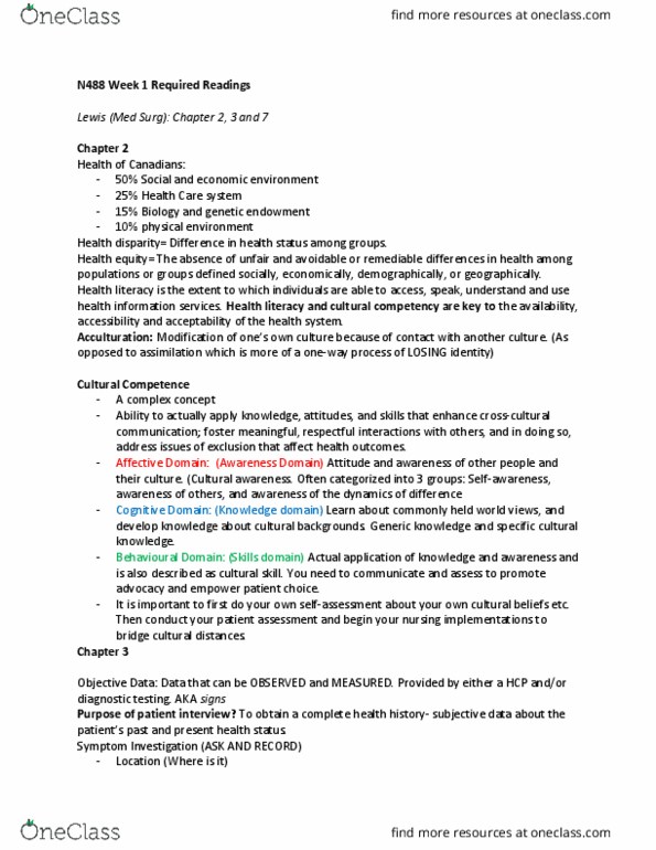 NURS 488 Lecture Notes - Lecture 1: Pulmonary Vein, Doxazosin, Trandolapril thumbnail