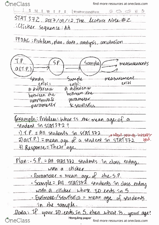 STAT372 Lecture Notes - Lecture 2: Axion thumbnail