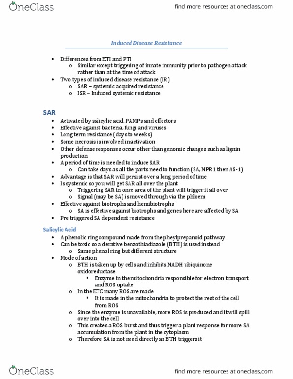 PBIO 4000 Lecture Notes - Lecture 4: Rhizobacteria, Trichoderma, Callose thumbnail