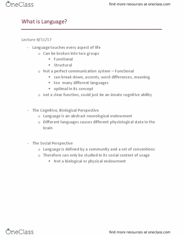 LING 111 Lecture 2: Lecture 2 - What is Language? thumbnail