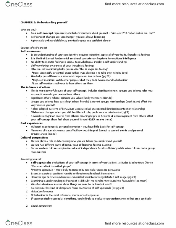 HSS 2102 Lecture Notes - Lecture 2: Systematic Desensitization, Communication Apprehension, Cognitive Restructuring thumbnail