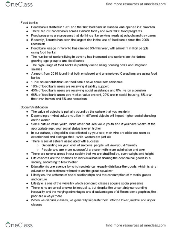 SOCI 365 Lecture Notes - Lecture 3: Bogardus Social Distance Scale, Social Distance, Social Presence Theory thumbnail