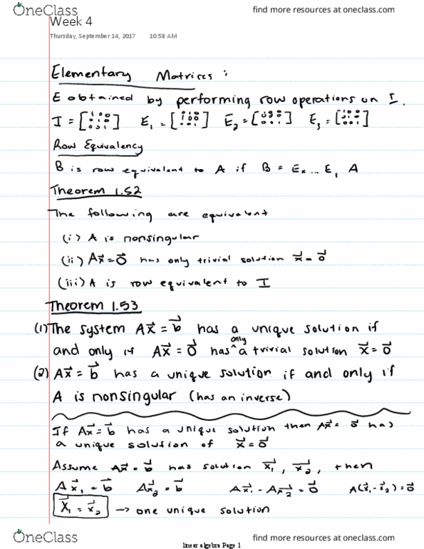 MATH 2660 Lecture 4: LA Week 4-Elementary matrices continued thumbnail