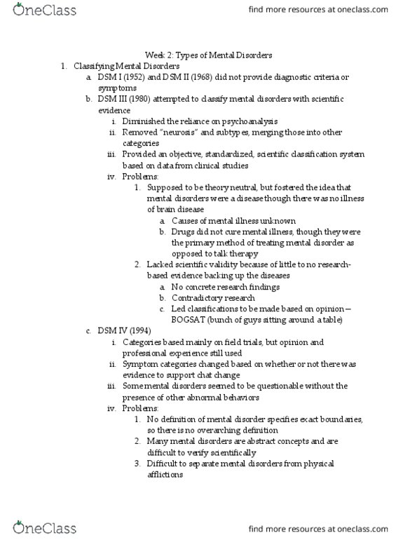 SOCI 4445 Chapter Notes - Chapter 2: Neurosis, Vaginismus, Orgasm thumbnail