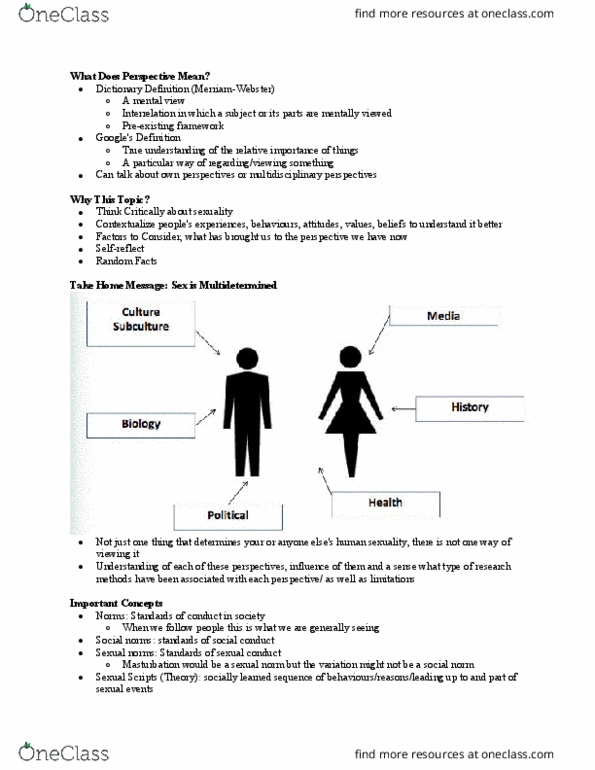 PSY 3122 Lecture Notes - Lecture 1: Condom, Incest Taboo, Sexual Norm thumbnail