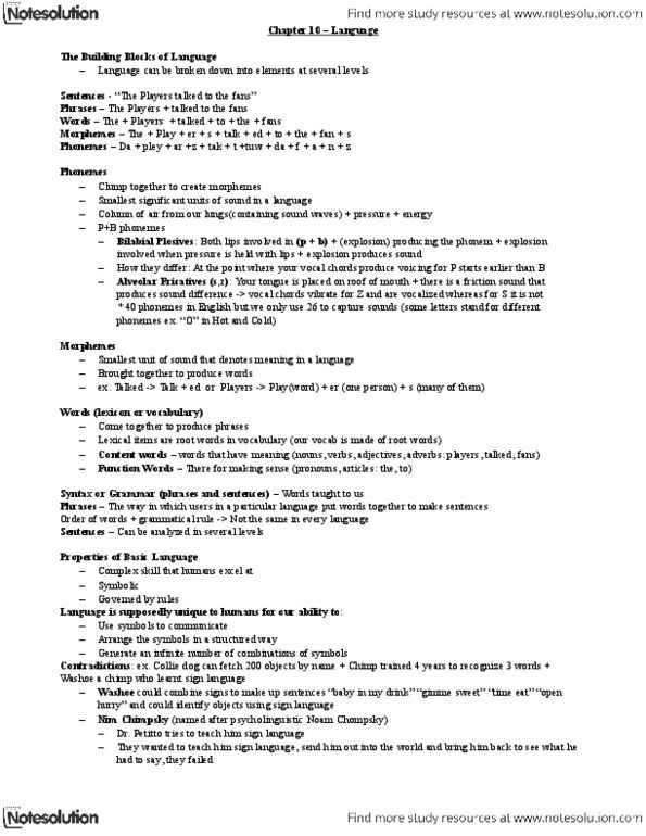 PSYA02H3 Lecture Notes - Apgar Score, Mcdonaldland, Motor Cortex thumbnail