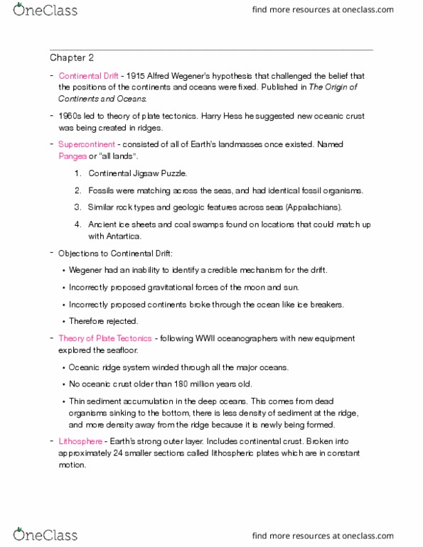 GEOL 101 Lecture Notes - Lecture 2: Alpine Fault, Mariana Islands, Global Positioning System thumbnail