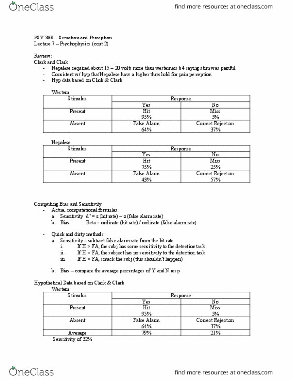 PSY 368 Lecture Notes - Lecture 7: Electric Shock, Java Naming And Directory Interface, Fahrenheit thumbnail